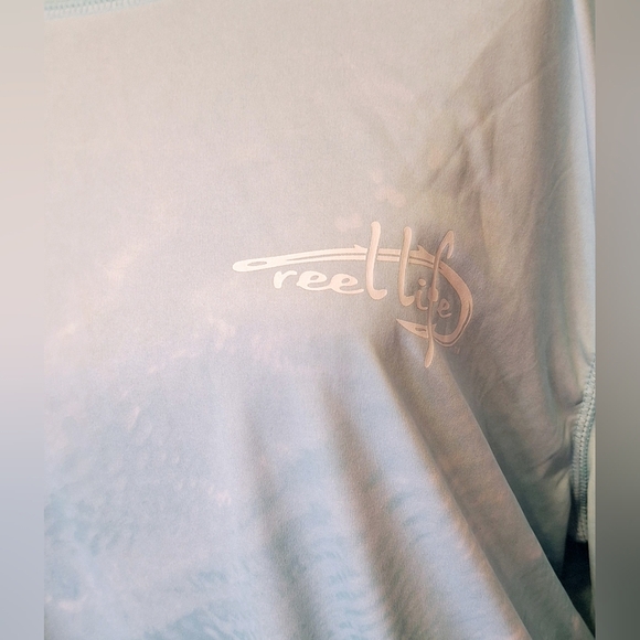 #1505 Reel Life Gear Drifit long sleeve fishing shirt sz  XL - Picture 3 of 8